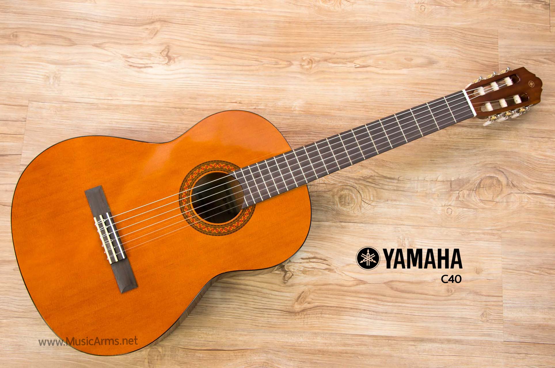 Yamaha C40 กีตาร์คลาสสิก Music Arms ศูนย์รวมเครื่องดนตรี ตั้งแต่เริ่มต้น ถึงมืออาชีพ Music Arms