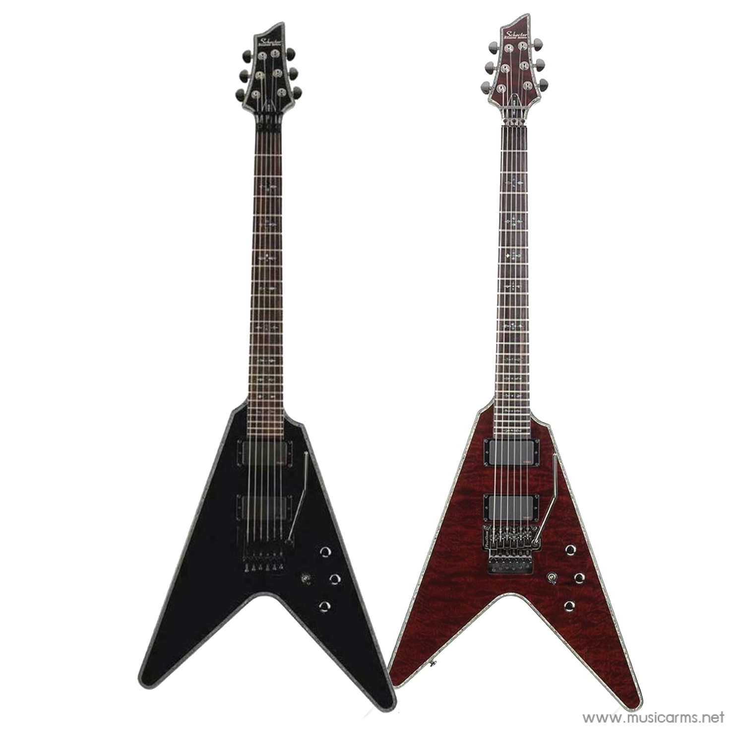 Schecter Prs V1 Hellraiser FR กีตาร์ไฟฟ้า | Music Arms ศูนย์รวมเครื่องดนตรี  ตั้งแต่เริ่มต้น ถึงมืออาชีพ | Music Arms