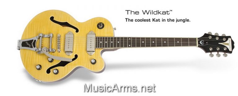 Epiphone Wildkat Hollowbody Electric Guitar with Bigsby ขายราคาพิเศษ