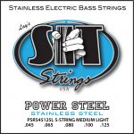 สายเบส SIT 45-125 Power Steel Stainless Steel Bass 5-String Light ลดราคาพิเศษ