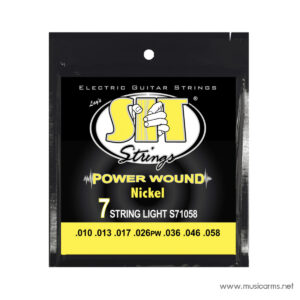 SIT Power Wound Nickel Medium 7 S71058 สายกีตาร์ไฟฟ้าราคาถูกสุด