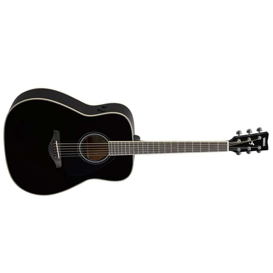 Yamaha FG TA TransAcoustic Black Music Arms