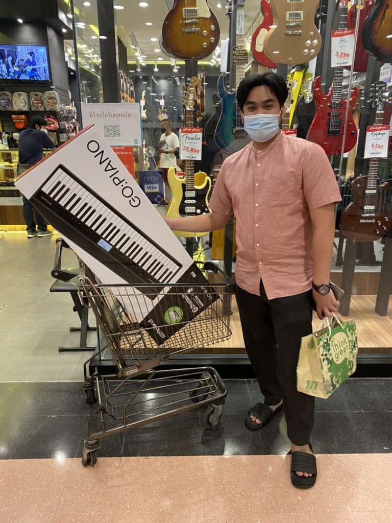 ลูกค้าที่ซื้อ Roland GO Piano 61P เปียโนไฟฟ้า