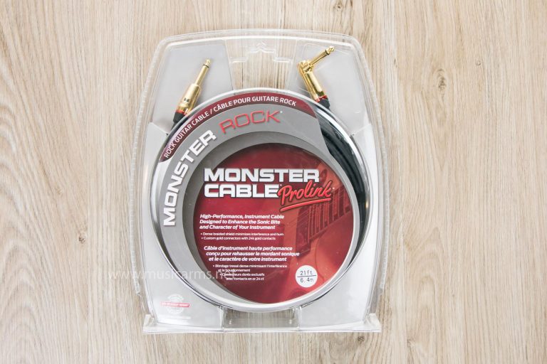 Monster Rock 21 ft Angle to Straight Instrument Cable ขายราคาพิเศษ