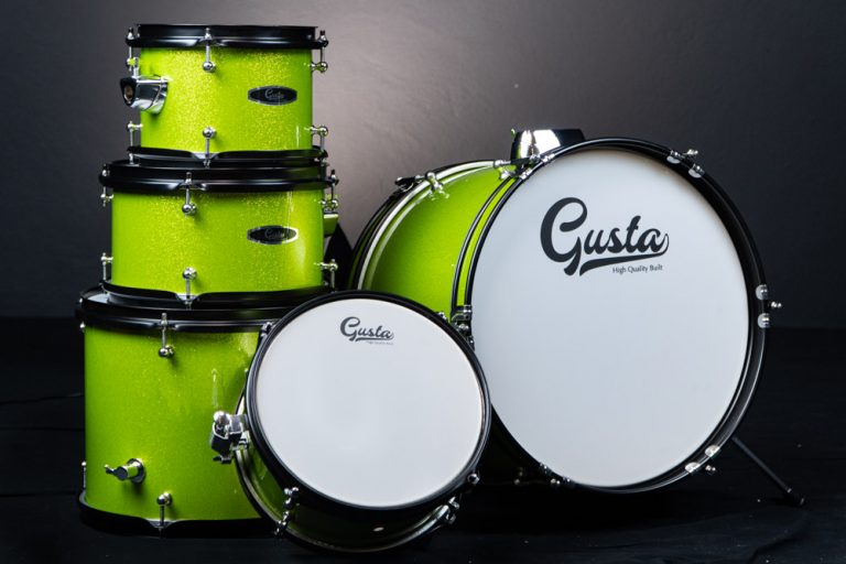 Gusta Jr 5 pro GR กลองชุดสีเขียว ขายราคาพิเศษ