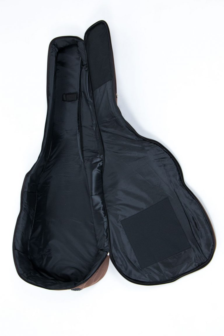 กระเป๋ากีต้าร์41 นิ้ว Gusta QB-MB- สีน้ำตาล ข้างใน ขายราคาพิเศษ