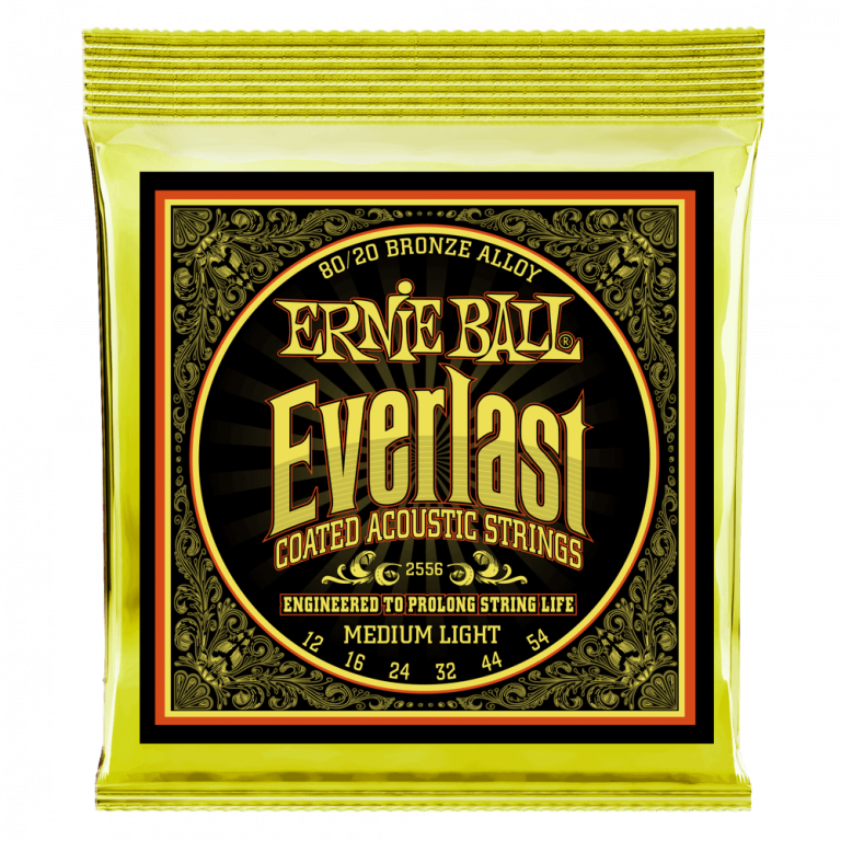 Ernie Ball Everlast Coated 80/20 Bronze Medium Light P02556 ขายราคาพิเศษ