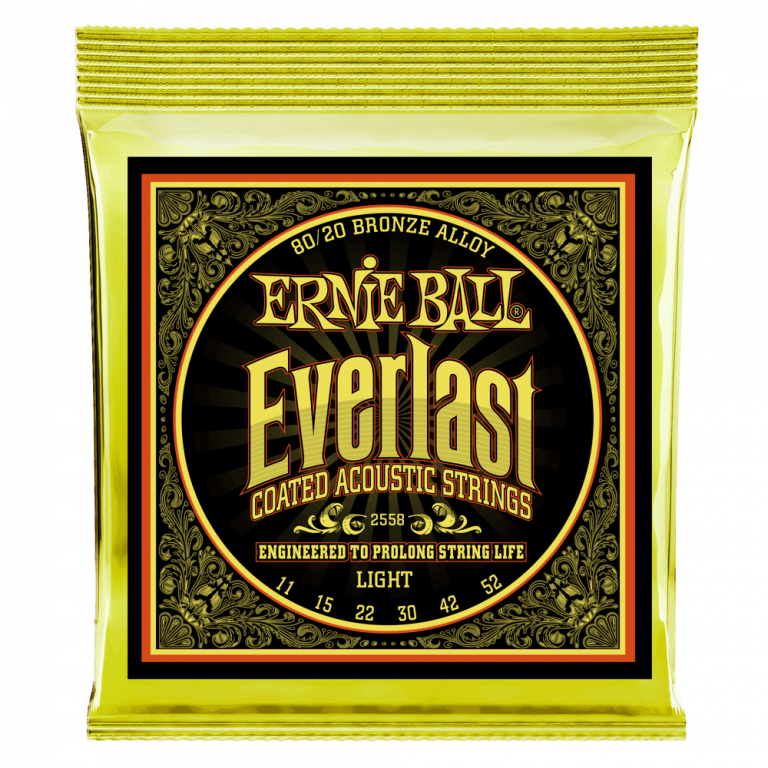 Ernie Ball Everlast Coated 80/20 Bronze Light P02558 ขายราคาพิเศษ
