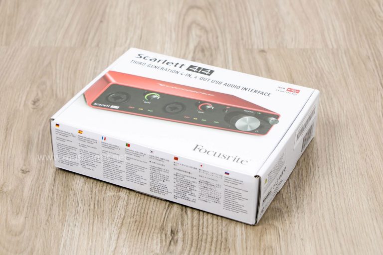 Focusrite Scarlett 4i4 3rd Gen อินเตอร์เฟส ขายราคาพิเศษ