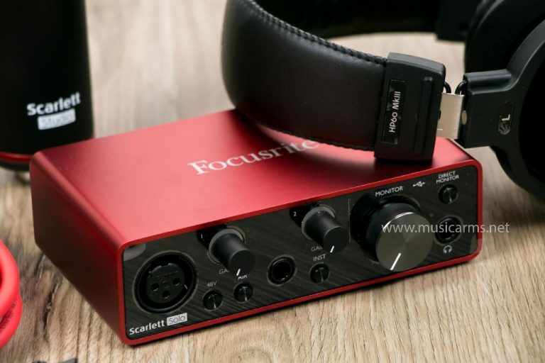 Focusrite Scarlett Solo Studio 3rd Gen อินเตอร์เฟส ขายราคาพิเศษ