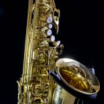 แซคโซโฟน Coleman Alto Saxophone Gold ด้านหน้า ขายราคาพิเศษ