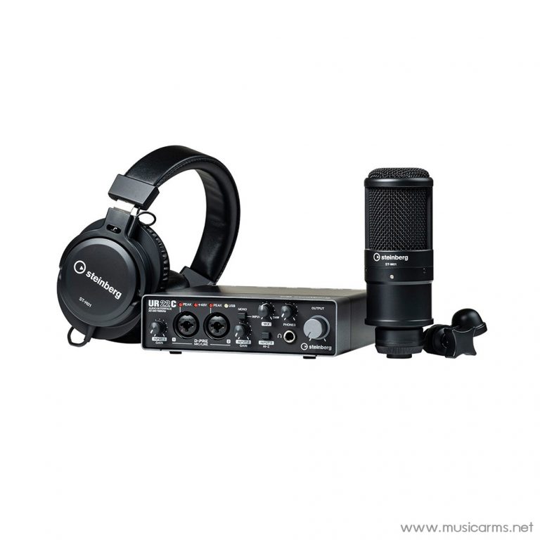 Face cover Steinberg-UR22C-Recording-Pack ขายราคาพิเศษ