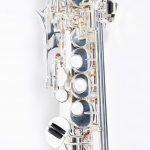 แซคโซโฟน Saxophone Soprano Coleman Standard Silver คีย์ close up ขายราคาพิเศษ