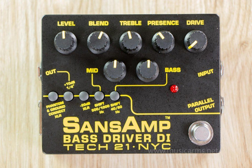 Sansamp bass driver di схема