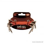 Ernie Ball Flat Ribbon Patch Cables 3 inch Pack ขายราคาพิเศษ