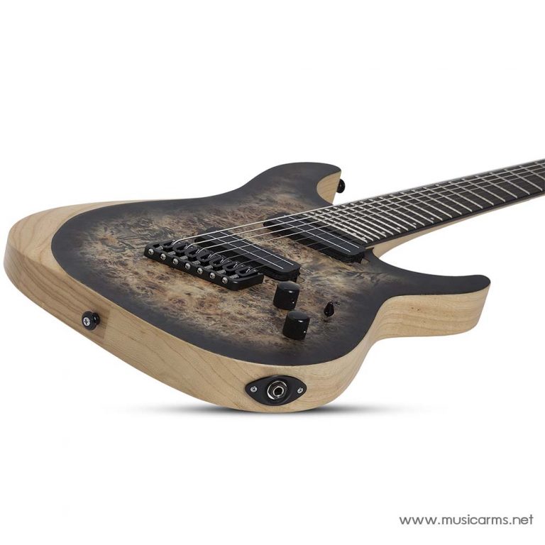 Schecter Reaper-7 Multi-Scale in Charcoal Burst control ขายราคาพิเศษ