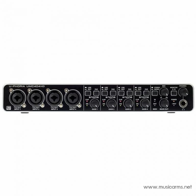 Behringer UMC404HD ด้านหน้า ขายราคาพิเศษ