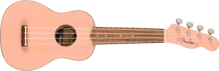 FENDER VENICE SOPRANO UKULELE สี Shell pink ขายราคาพิเศษ