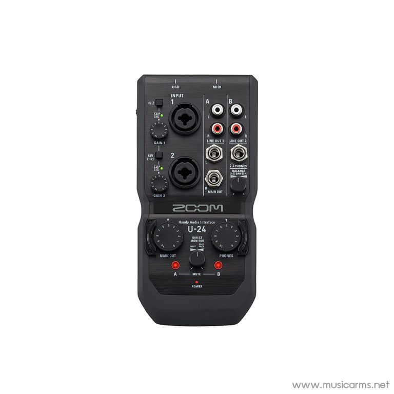 Face cover Zoom-U-24-Audio-Interface ขายราคาพิเศษ