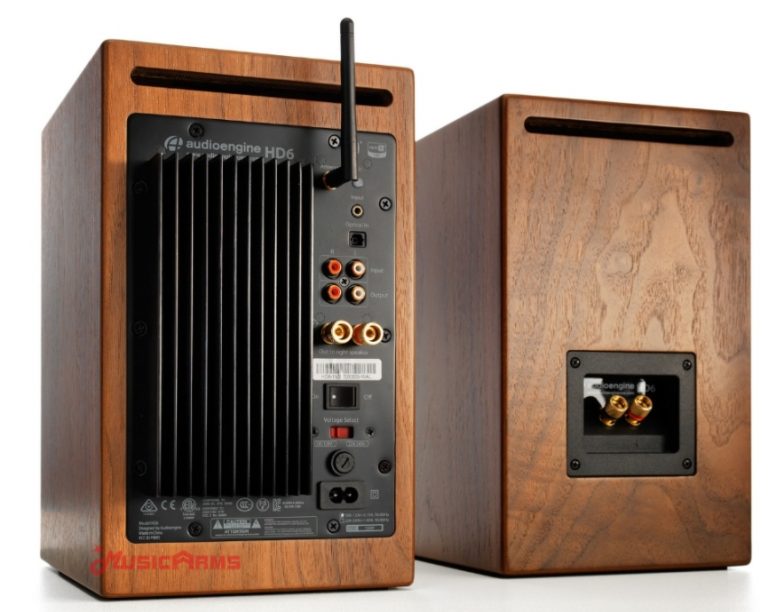 Audioengine HD6-walnut-back ขายราคาพิเศษ