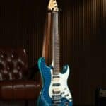 FENDER MICHIYA HARUHATA STRATOCASTER TRANS BLUE ขายราคาพิเศษ