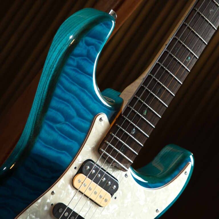 FENDER MICHIYA HARUHATA STRATOCASTER TRANS BLUE ขายราคาพิเศษ