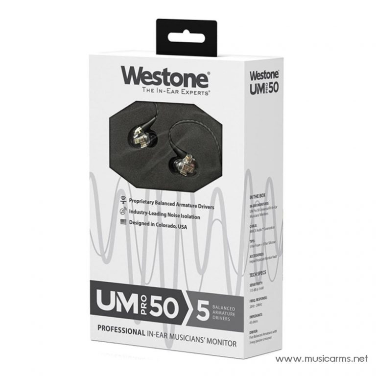 Westone UM Pro 50 หูฟังอินเอียร์ | Music Arms ศูนย์รวมเครื่องดนตรี ...