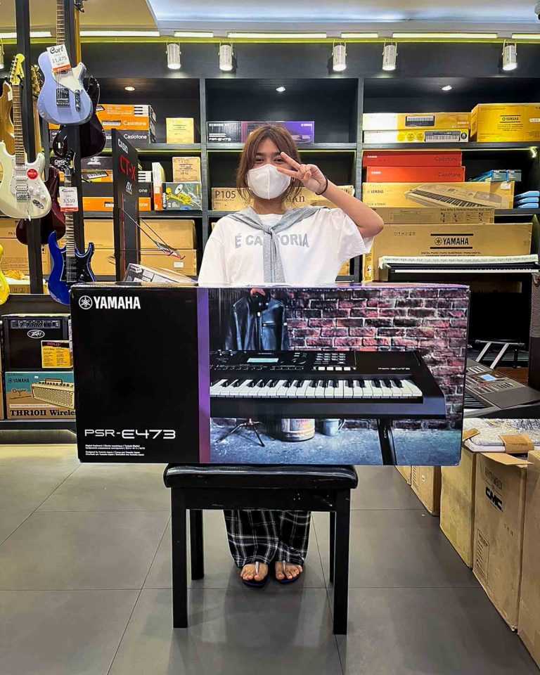 ลูกค้าที่ซื้อ Yamaha PSR-E473 คีย์บอร์ดไฟฟ้า