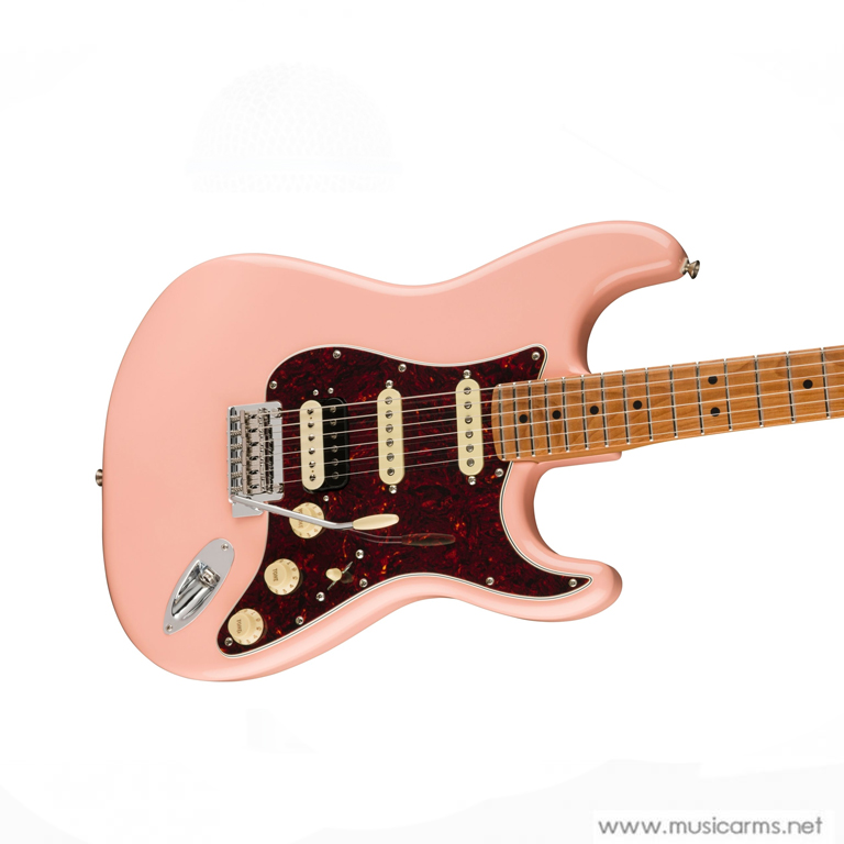 Fender Player Deluxe Stratocaster HSS - Shell Pink with Roasted Maple  Fingerboard, Sweetwater Exclusive in the USA