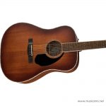 Fender PD-220E Dreadnought Aged Cognac Burst คอ ขายราคาพิเศษ