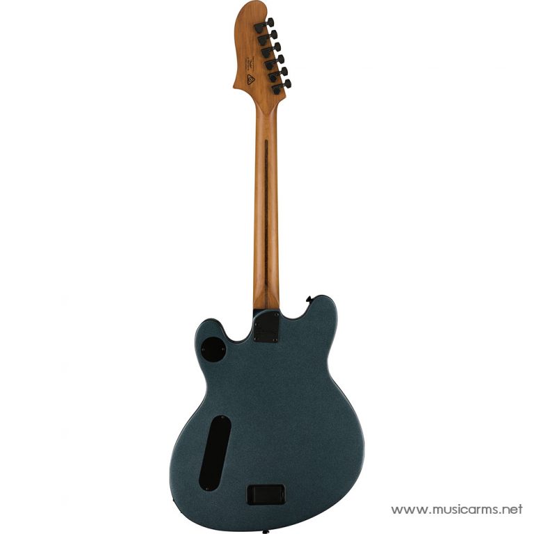 Squier Contemporary Active Starcaster Roasted Maple Neck Gunmetal Metallic ด้านหลัง ขายราคาพิเศษ