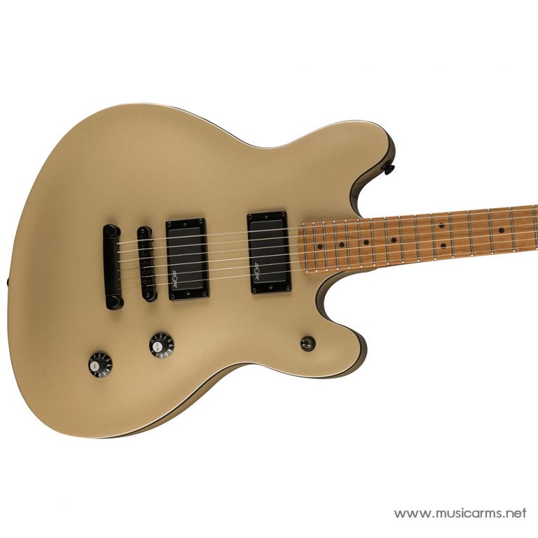 Squier Contemporary Active Starcaster Roasted Maple Neck Shoreline Gold Neck ขายราคาพิเศษ