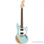 Squier FSR Bullet Mustang HH With Stripes Limited Edition Daphne Blue ขายราคาพิเศษ