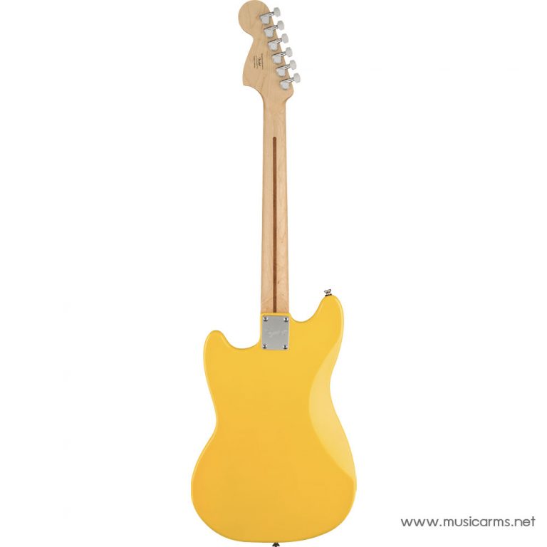 Squier FSR Bullet Mustang HH With Stripes Limited Edition Graffiti Yellow ด้านหลัง ขายราคาพิเศษ