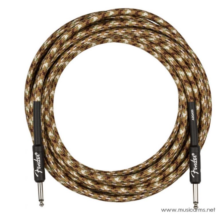 Fender Professional Series Instrument Cable 18.6 FT. Desert Camo สายแจ็ค ขายราคาพิเศษ