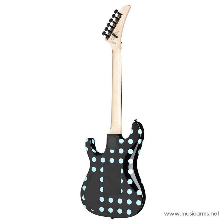 Kramer NightSwan Black with Blue Polka Dot ด้านหลัง ขายราคาพิเศษ