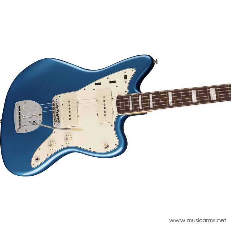 Fender American Vintage II 1966 Jazzmaster Electric Guitar in Lake Placid Blue neck ขายราคาพิเศษ