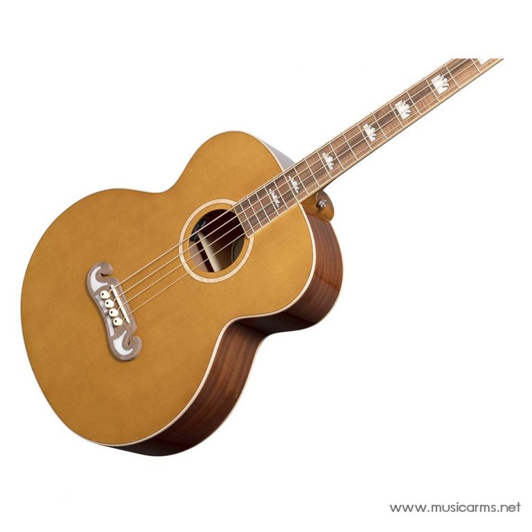 Epiphone El Capitan J-200 Studio Electro Acoustic Bass Guitar in Aged Vintage Natural bass ขายราคาพิเศษ