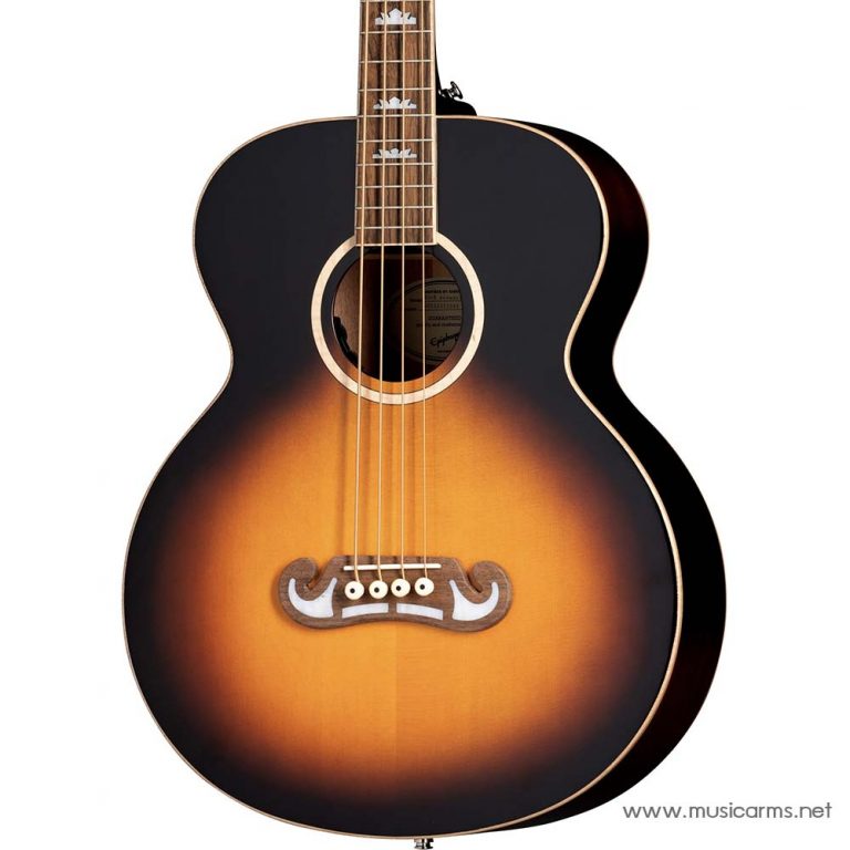 Epiphone El Capitan J-200 Studio Electro Acoustic Bass Guitar in Aged Vintage Sunburst body ขายราคาพิเศษ