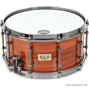 Tama SLP G-Maple Snare Drum 14x7 Gloss Tangerine Zebrawood