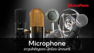 ไมโครโฟน Microphone อุปกรณ์สำคัญ นักร้อง นักดนตรีราคาถูกสุด