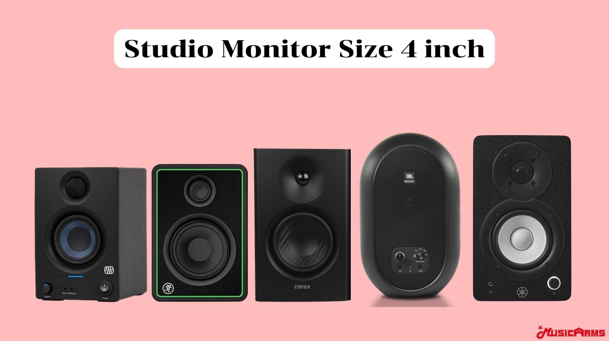 Studio Monitor Size 4 inch
