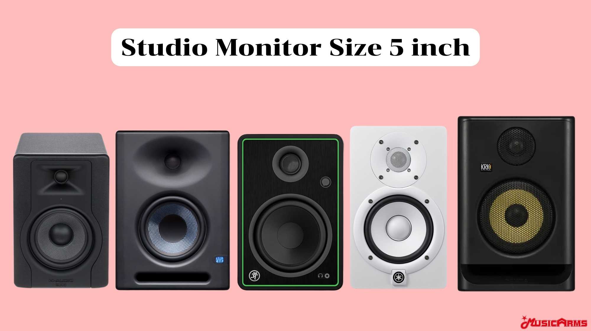 Studio Monitor Size 5 inch