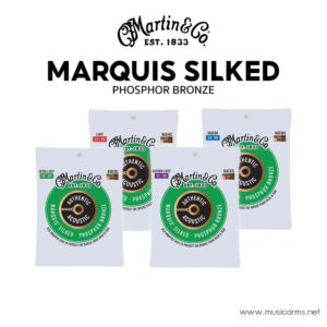 Martin Marquis Silked Phosphor Bronze สายกีต้าร์โปร่งราคาถูกสุด