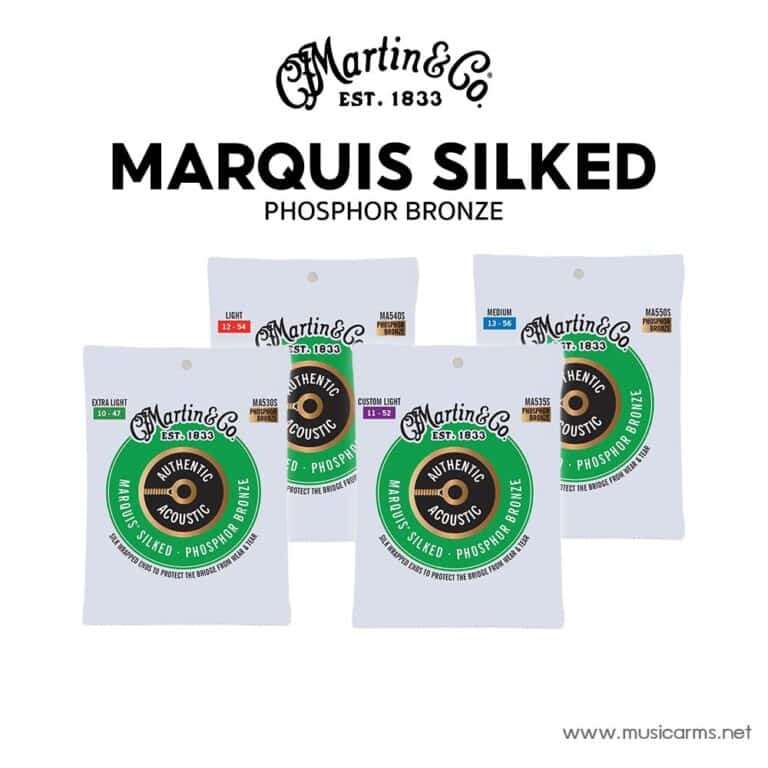 Martin Marquis Silked Phosphor Bronze สายกีต้าร์โปร่ง ขายราคาพิเศษ
