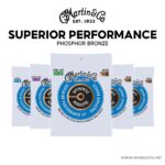 Martin Superior Performance Phosphor Bronze สายกีต้าร์โปร่ง ลดราคาพิเศษ