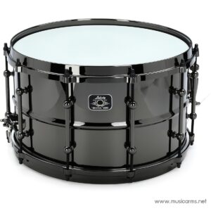 Ludwig LU0814 Universal Brass Snare Drum, Black Nickel, 8″x 14″ กลองสแนร์ราคาถูกสุด