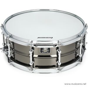 Ludwig LU5514C Universal 5.5 x 14″ Black Brass Chrome Snare Drum กลองสแนร์ราคาถูกสุด