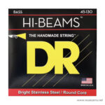 DR Strings Hi-Beam Stainless Steel Bass Guitar Strings 045-130 Medium 5-string ลดราคาพิเศษ