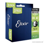 Elixir Optiweb Coated NIckel Plated Steel 3 Pack ขายราคาพิเศษ